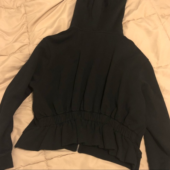 All Saints Peplum Hoodie - Picture 3 of 4